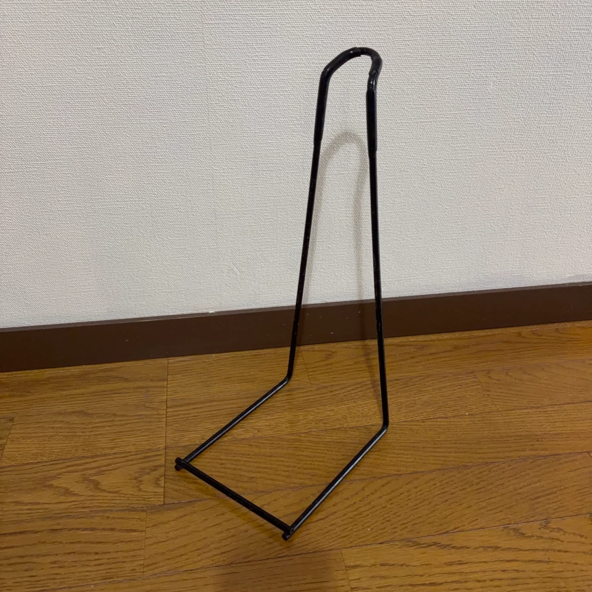 一輪車用スタンドブラックの写真2枚目