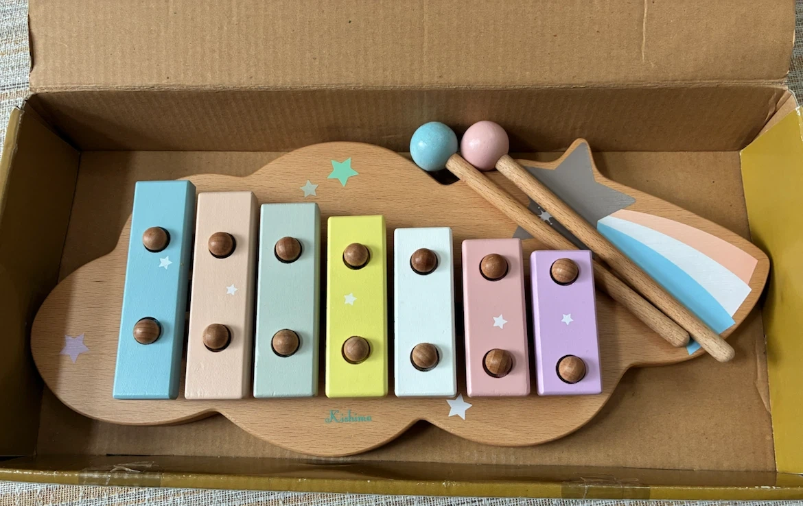 シロフォン 木のおもちゃの写真2枚目