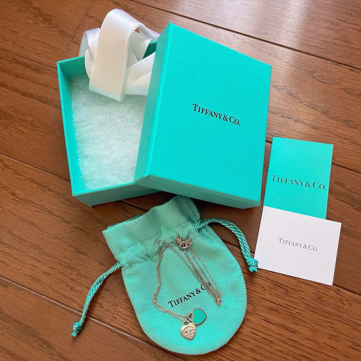 Tiffany&Co.リターントゥティファニー ハートタグダイヤモンドネックレスの写真3枚目