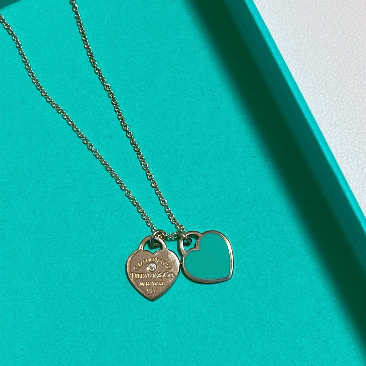 Tiffany&Co.リターントゥティファニー ハートタグダイヤモンドネックレスの写真4枚目