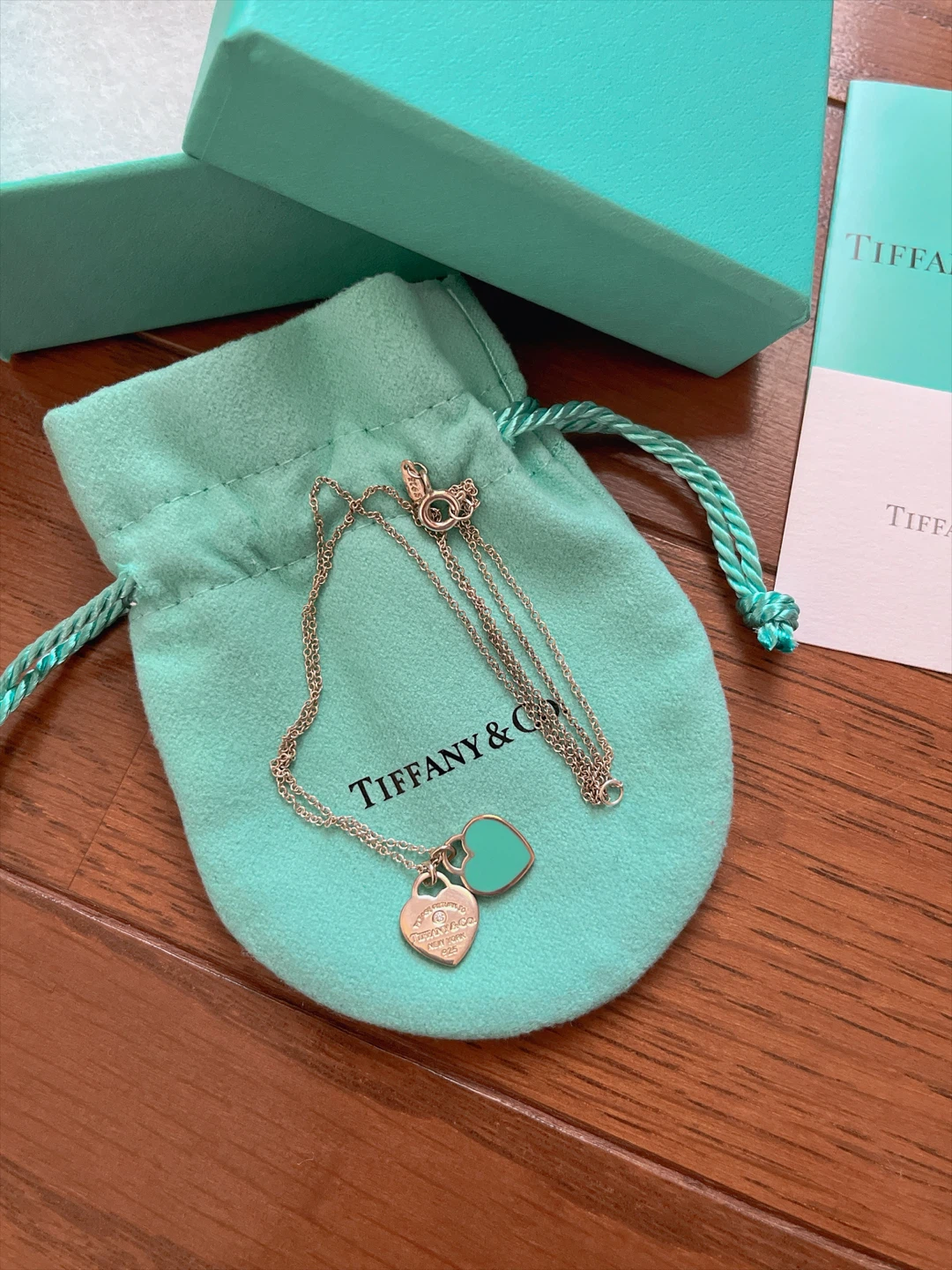 Tiffany&Co.リターントゥティファニー ハートタグダイヤモンドネックレスの写真6枚目