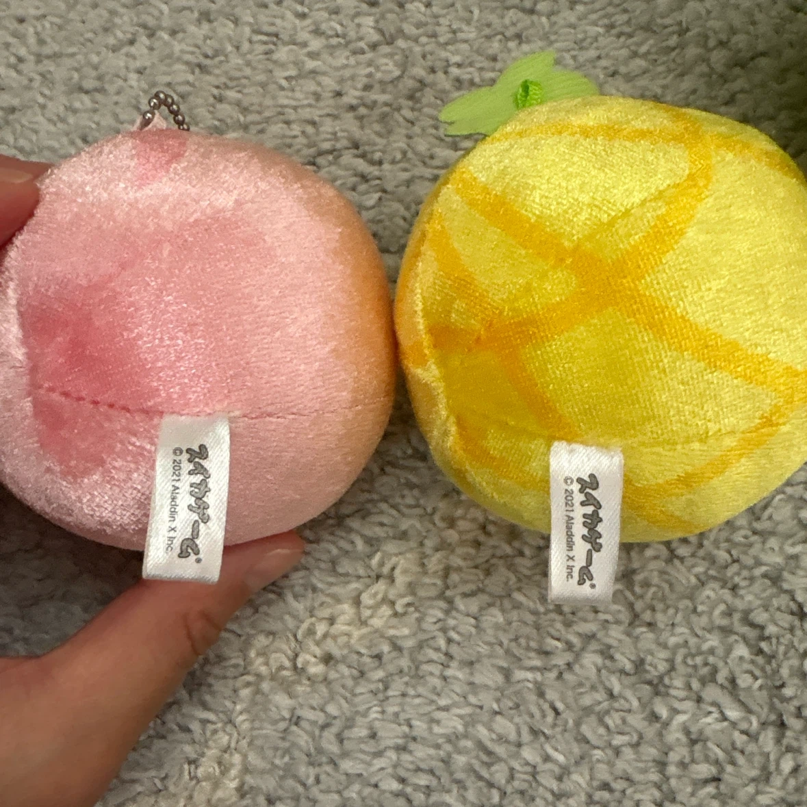 スイカゲーム ぬいぐるみ キーホルダー 5種セットの写真5枚目