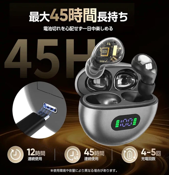 最終処分✨未使用✨Bluetoothワイヤレスイヤホンの写真5枚目