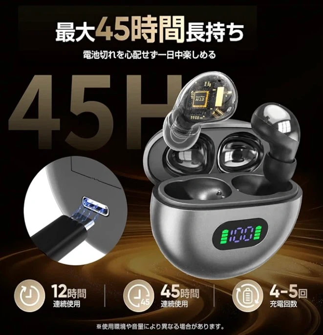 最終処分✨未使用✨Bluetoothワイヤレスイヤホンの写真5枚目