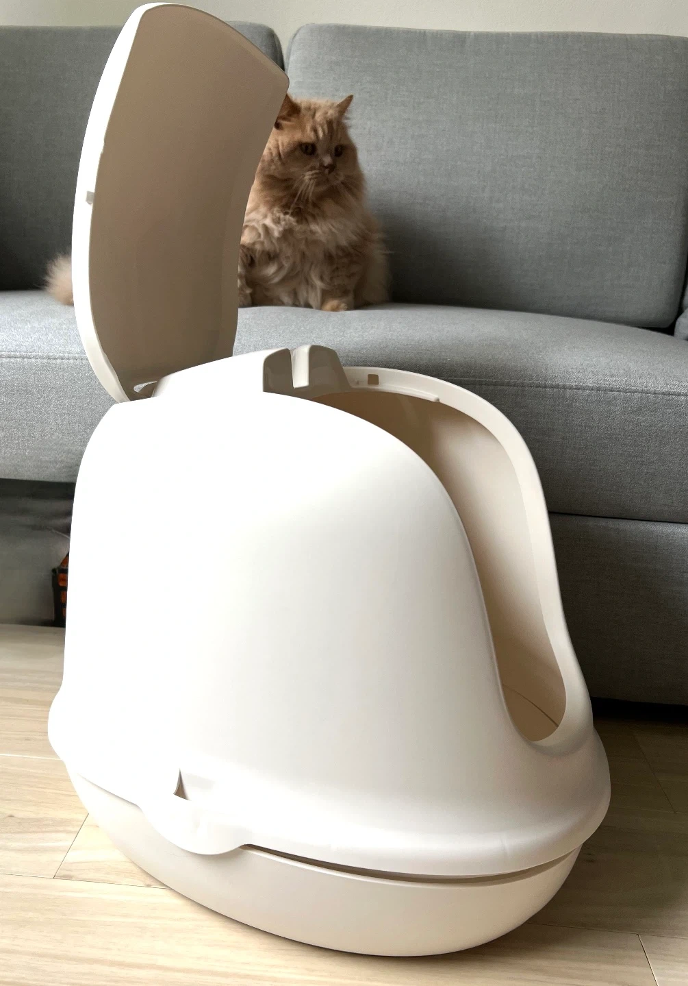 ドーム型 猫用トイレ ホワイト