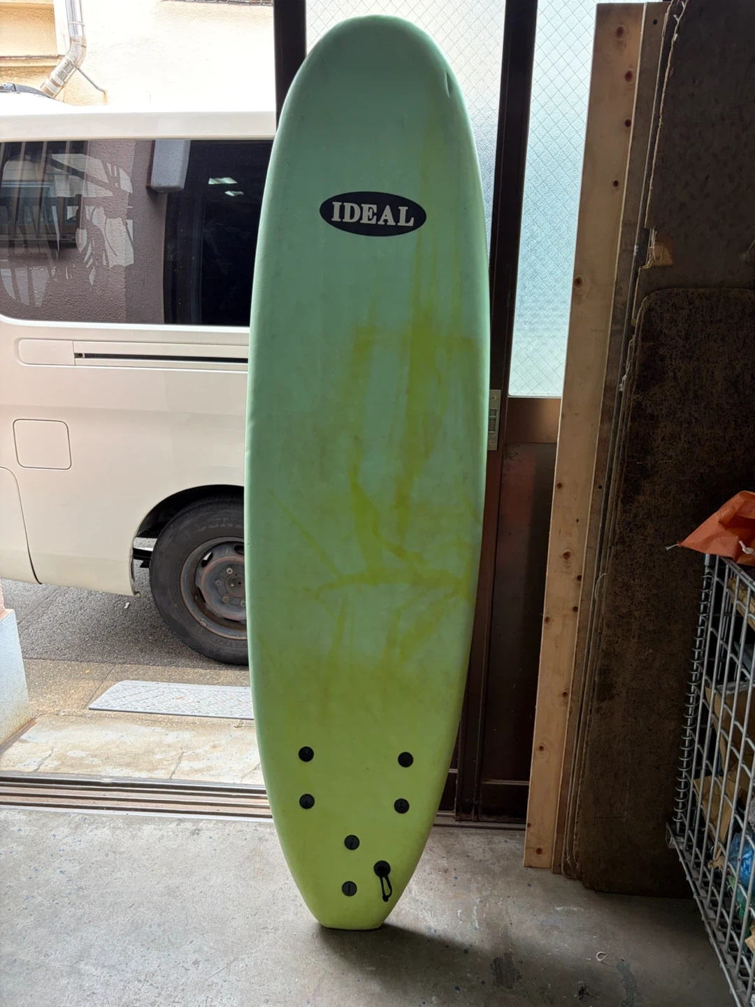 手渡しのみ IDEAL ソフトボード 6'1 ラスタカラー