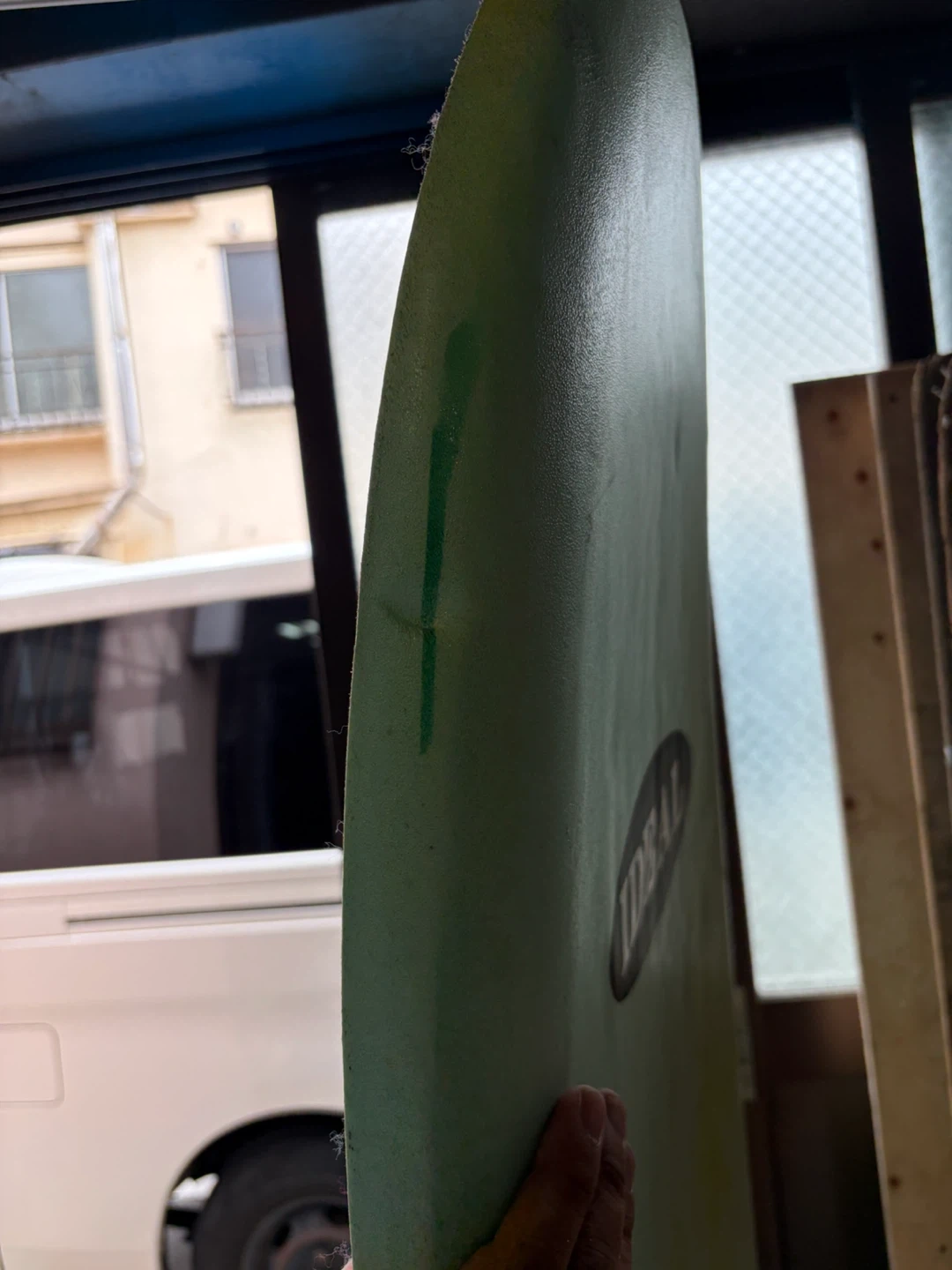 手渡しのみ　IDEAL ソフトボード　6'1 ラスタカラーの写真4枚目