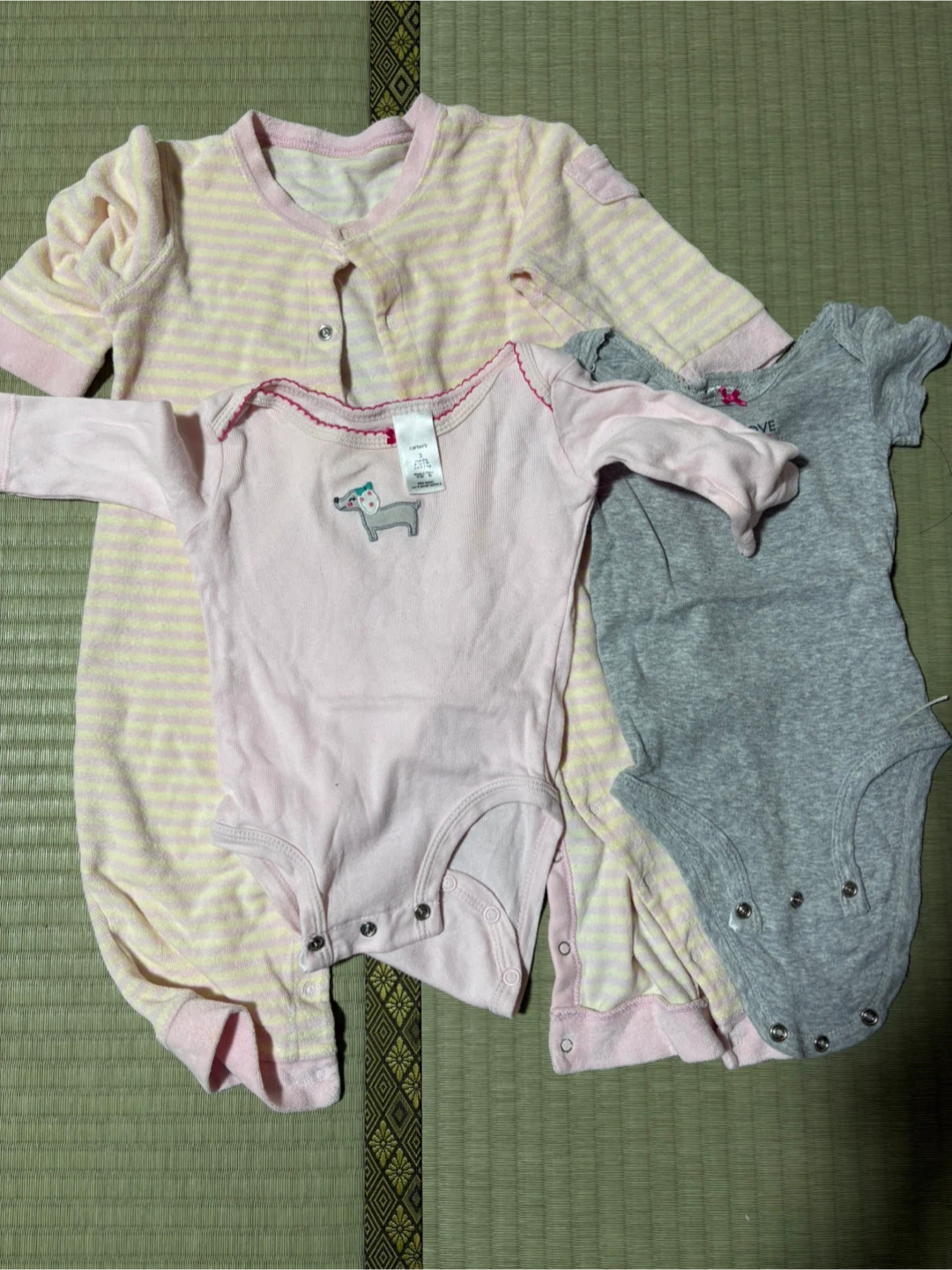 カーターズ ベビー服 ロンパースセット 3枚