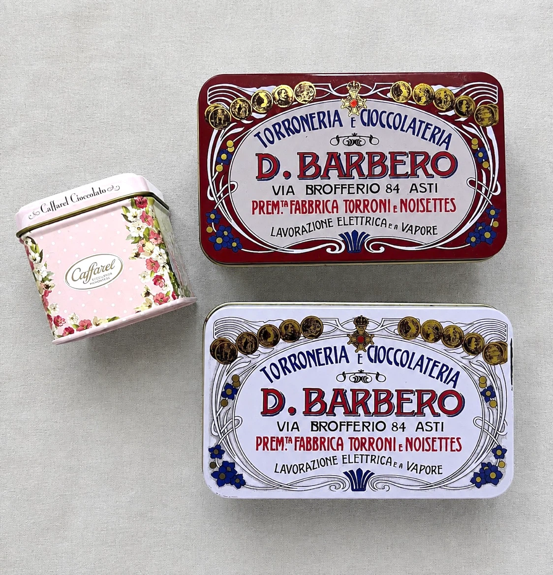 D.BARBERO カファレル 空き缶 3個セット