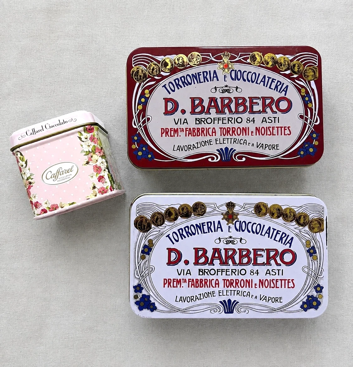 D.BARBERO カファレル 空き缶 3個セット