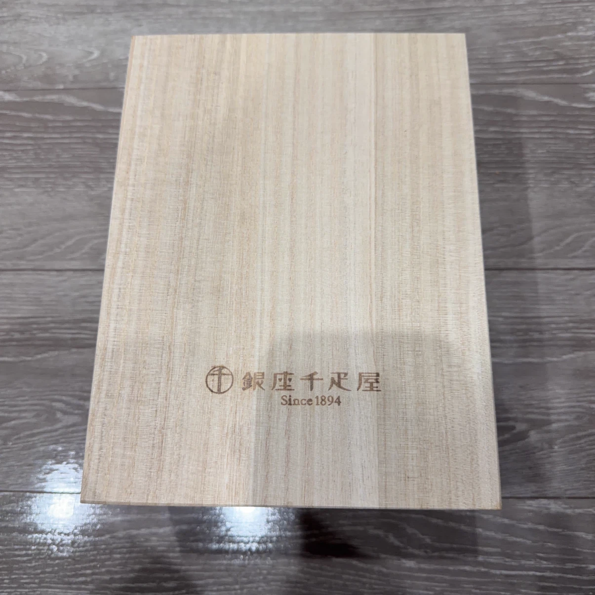 銀座千疋屋 木箱 空箱