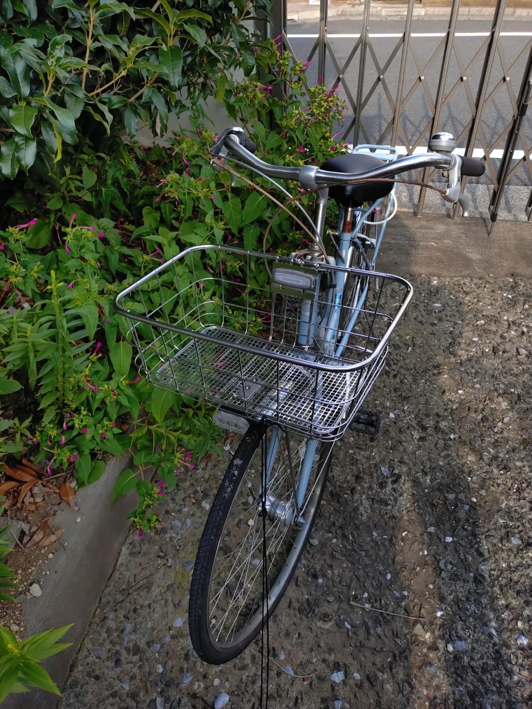 ブリヂストン シティサイクル 水色の写真5枚目