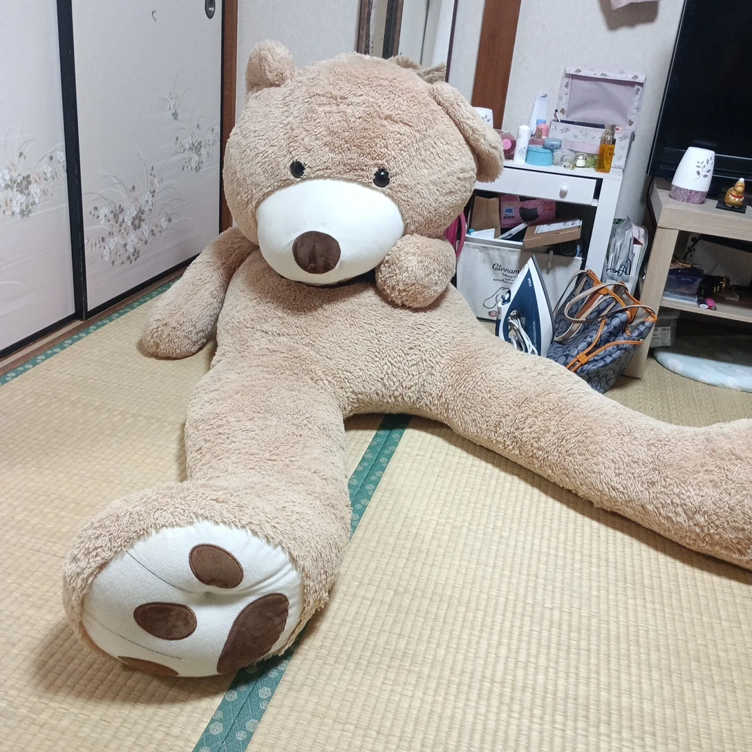 特大 くまのぬいぐるみ ベージュ