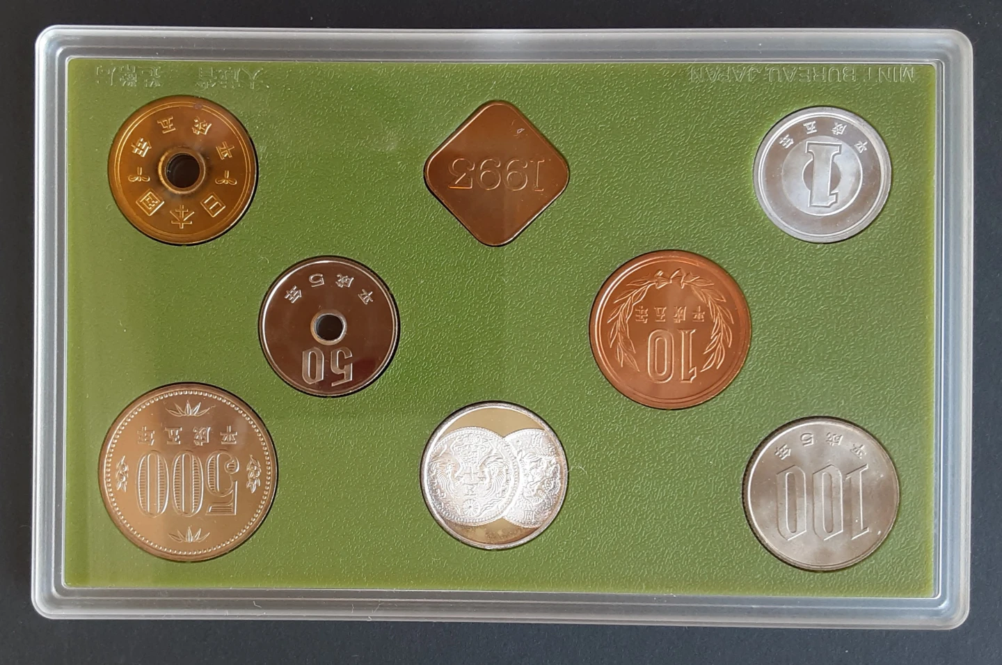 観賞用 硬貨純銀ﾒﾀﾙ1993酉年銘板入り敬老ﾐﾝﾄｾｯﾄの写真2枚目