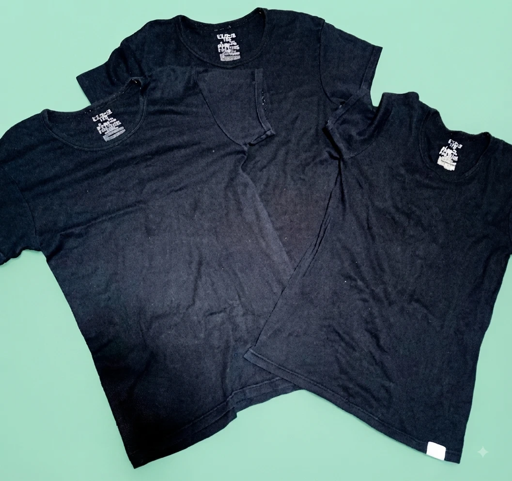 黒 Tシャツ　インナー　肌着 3枚セット 150cm