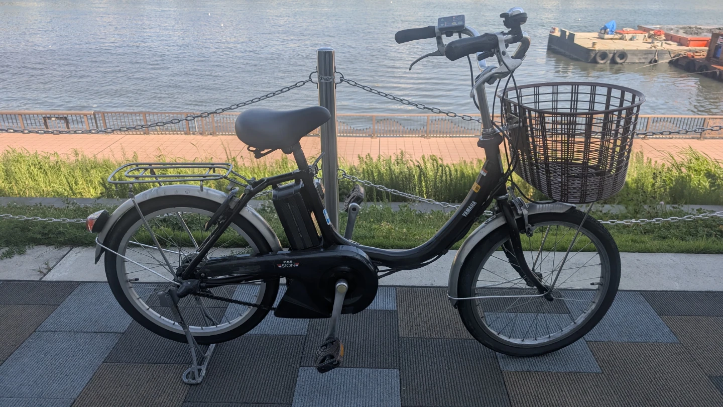 ヤマハ パス シオン 前後20インチ 電動アシスト自転車の写真8枚目