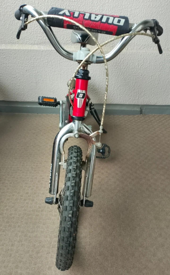 デュアリー 子供用自転車 赤 14インチの写真5枚目