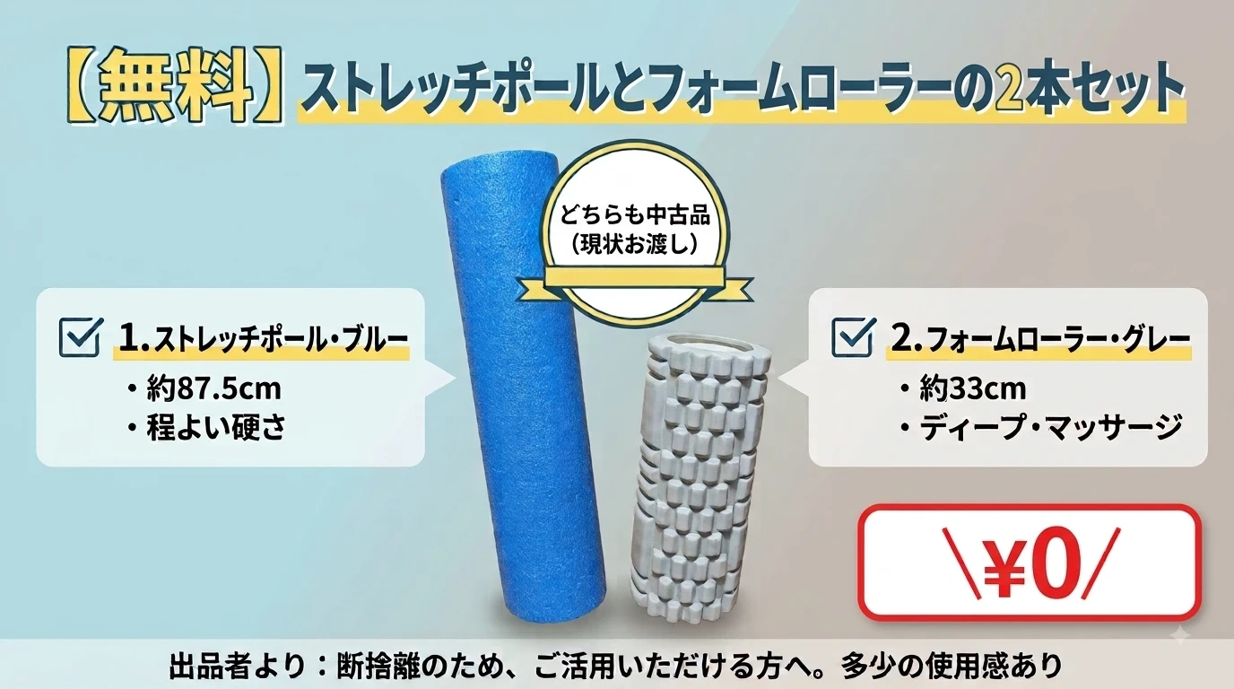 ストレッチポール フォームローラー 2本セットの写真2枚目