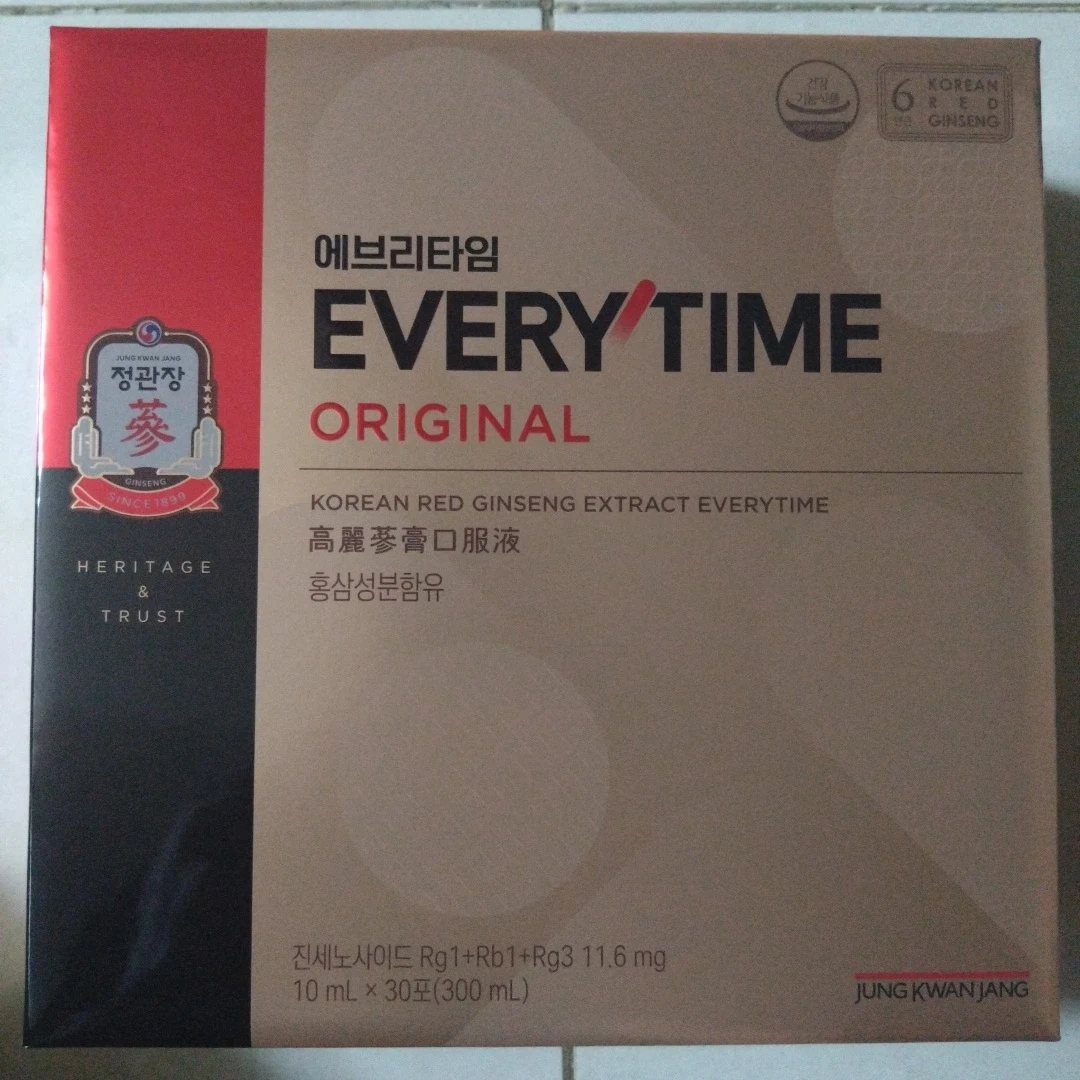 正官庄 紅参エキス エブリタイム オリジナル 30包