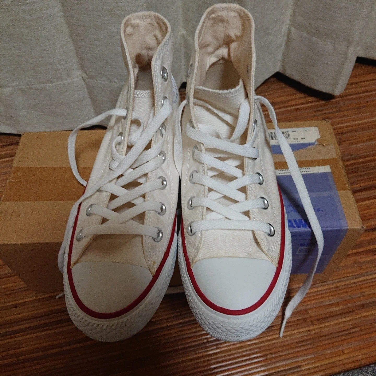 ★美品★コンバース ネクスター ハイカット ホワイト 24cm