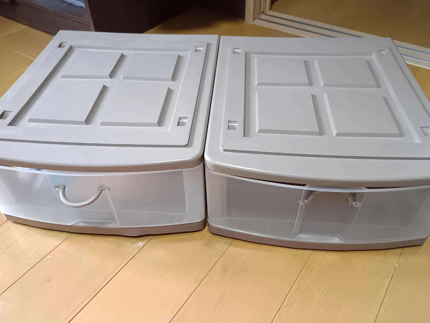 KOSMA 2段引き出しケース 収納棚の写真3枚目