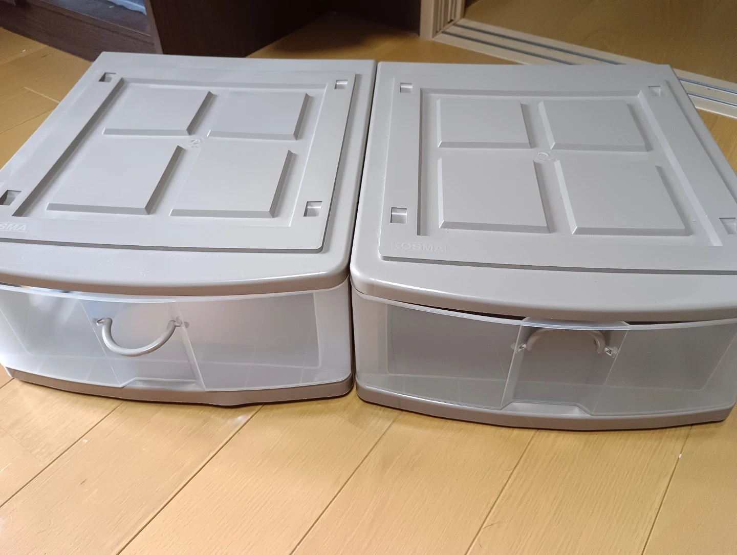 KOSMA 2段引き出しケース 収納棚の写真3枚目