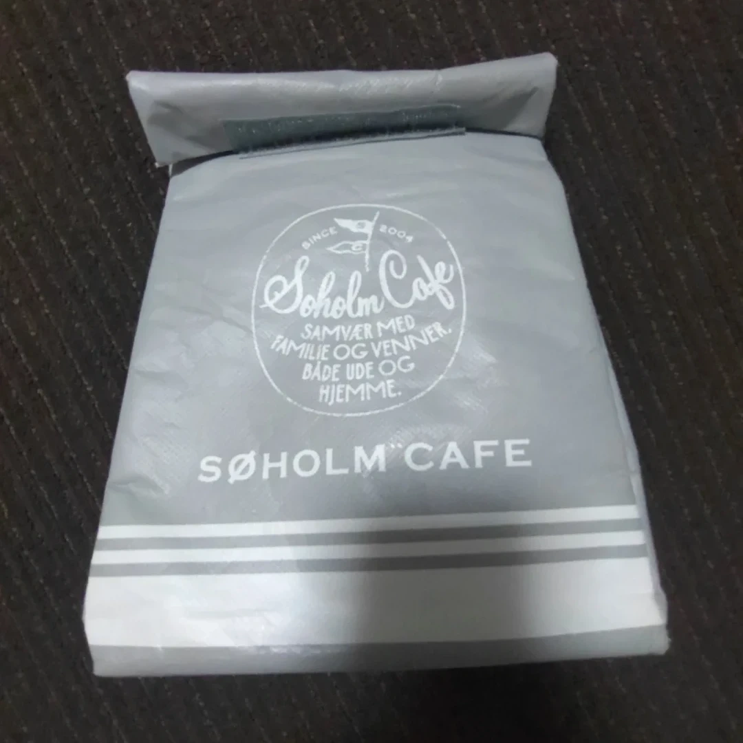 スーホルムカフェ 保冷バッグ グレー