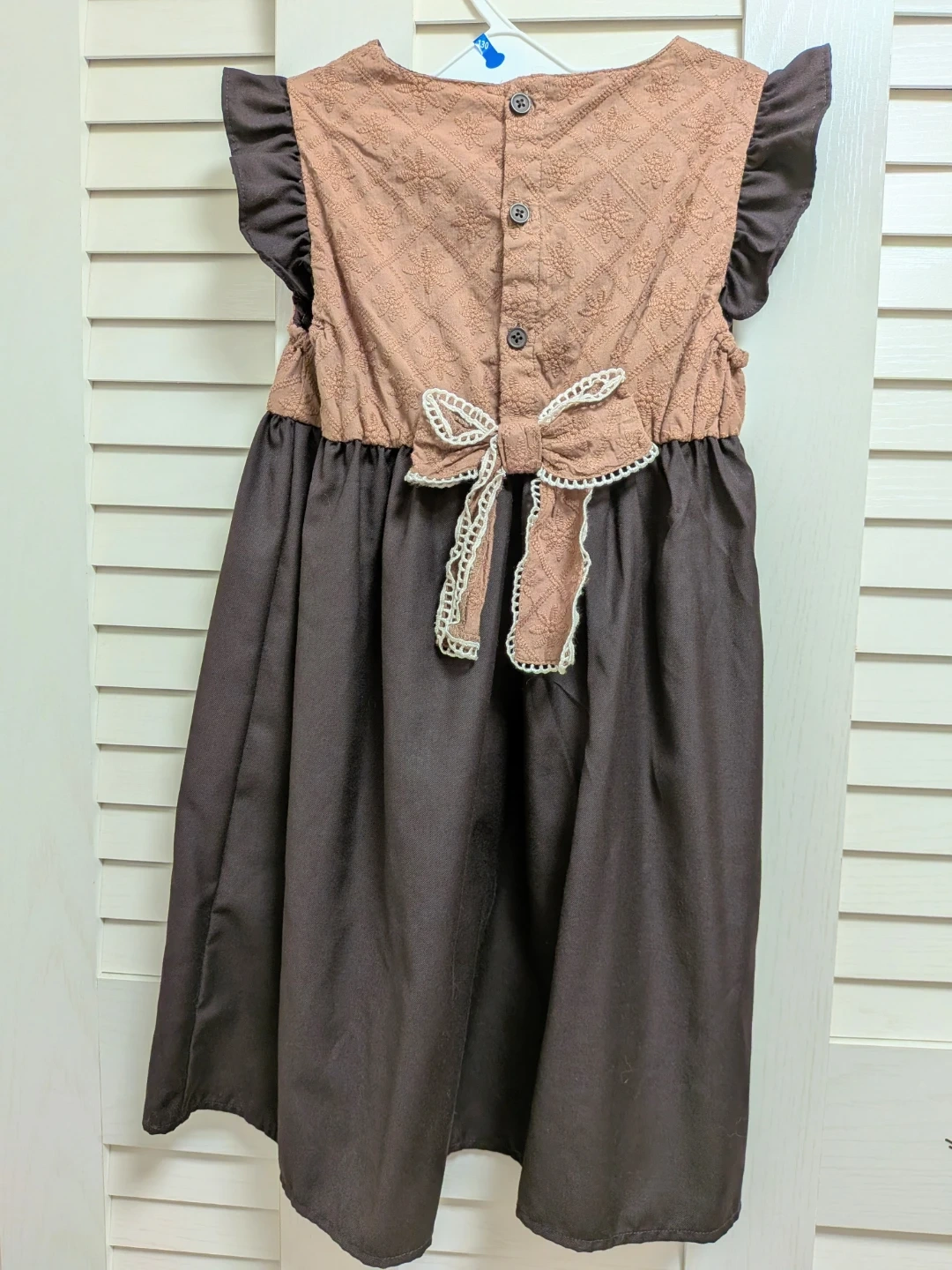 【未使用品】SLAP SLIP スラップスリップ ワンピース 130cm ブラウン系の写真2枚目