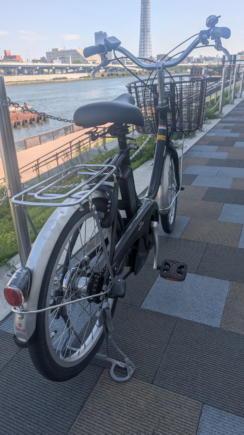 ヤマハ パス シオン 前後20インチ 電動アシスト自転車の写真3枚目