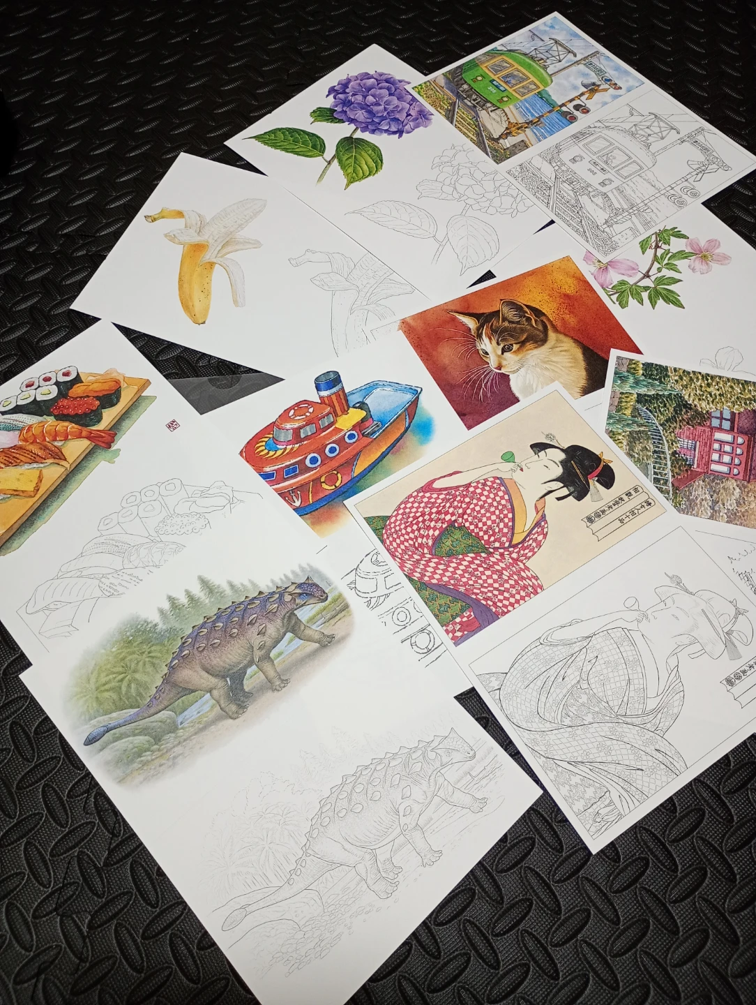 大人の塗り絵コンクール 下絵セット