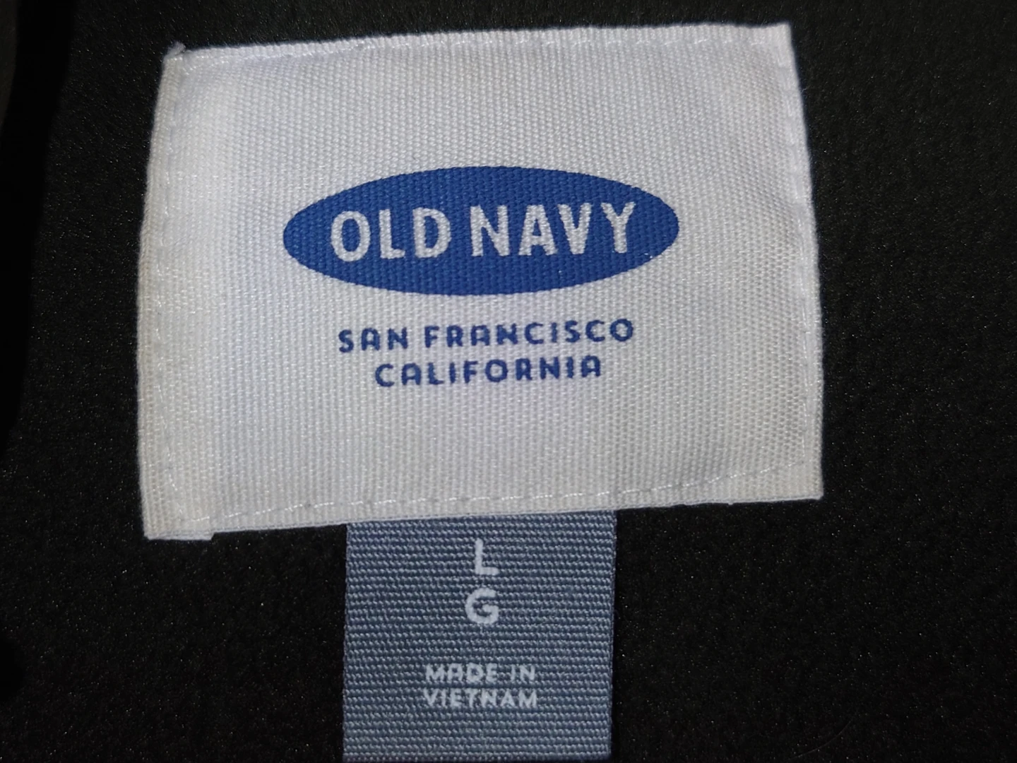 OLD NAVY オールドネイビー 中綿ベスト カーキ Lサイズの写真5枚目