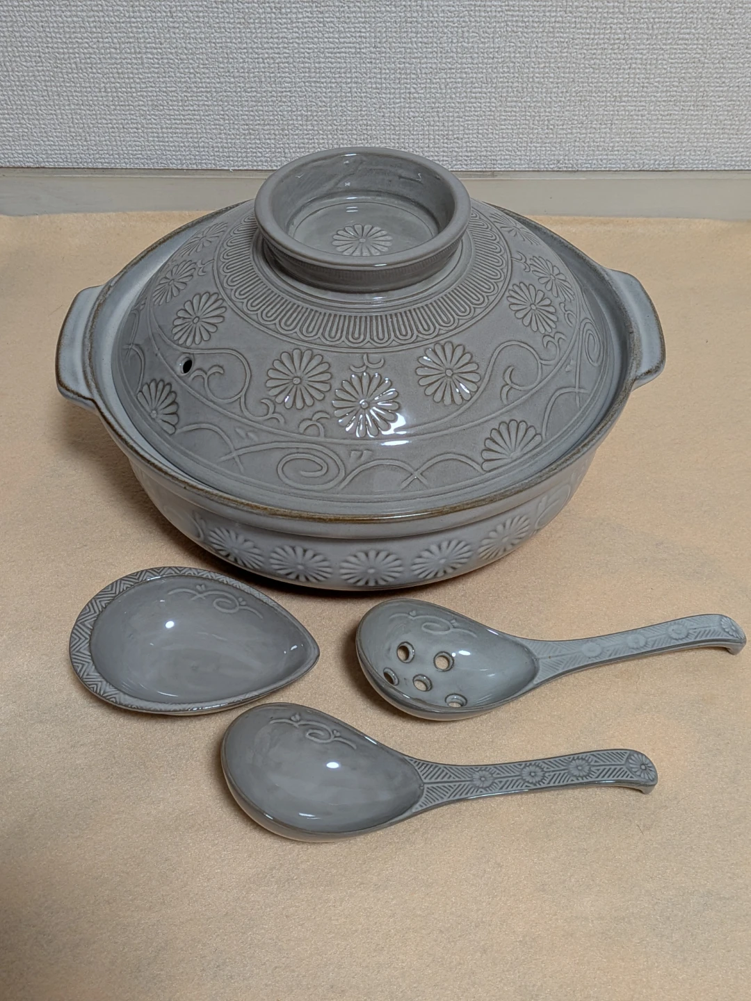 味楽窯 土鍋 鍋用レンゲ セット