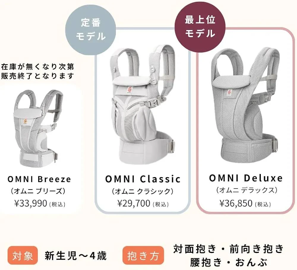 エルゴベビー 抱っこ紐 Omni Deluxe Mesh 【正規品 新品未開封 最新最上位モデル】の写真9枚目
