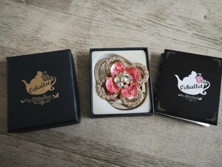 オシャレット バッグハンガー 花モチーフ