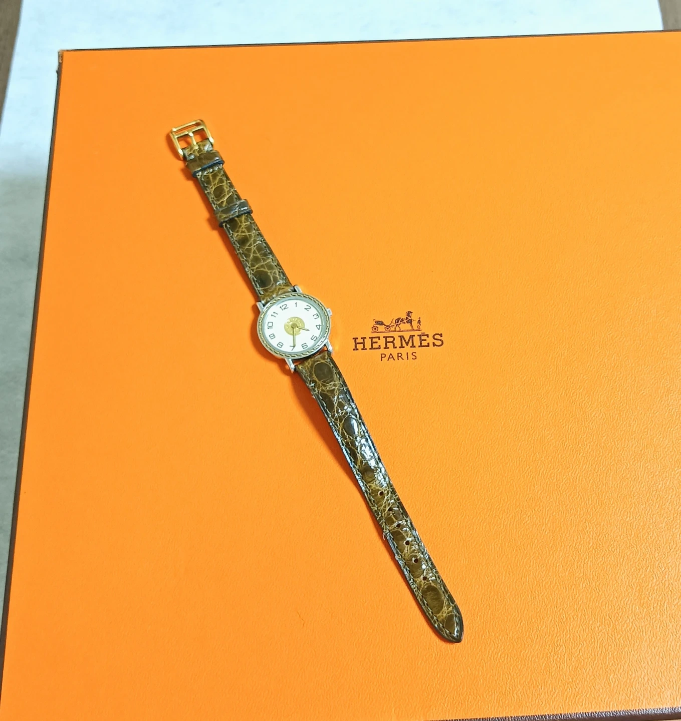HERMES エルメス セリエ 腕時計 SE4.220の写真4枚目