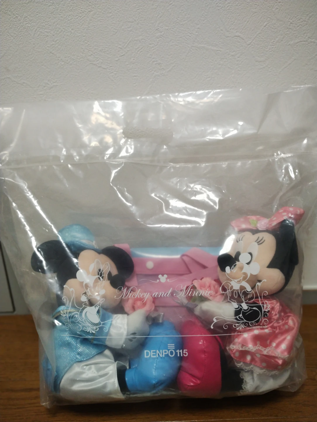 ディズニー ミッキー ミニー ぬいぐるみ 電報 ウェディングの写真6枚目