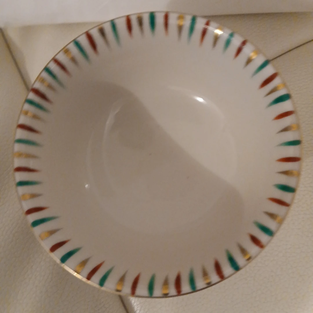 ストライプ柄 小鉢 　湯呑み　陶器の写真2枚目