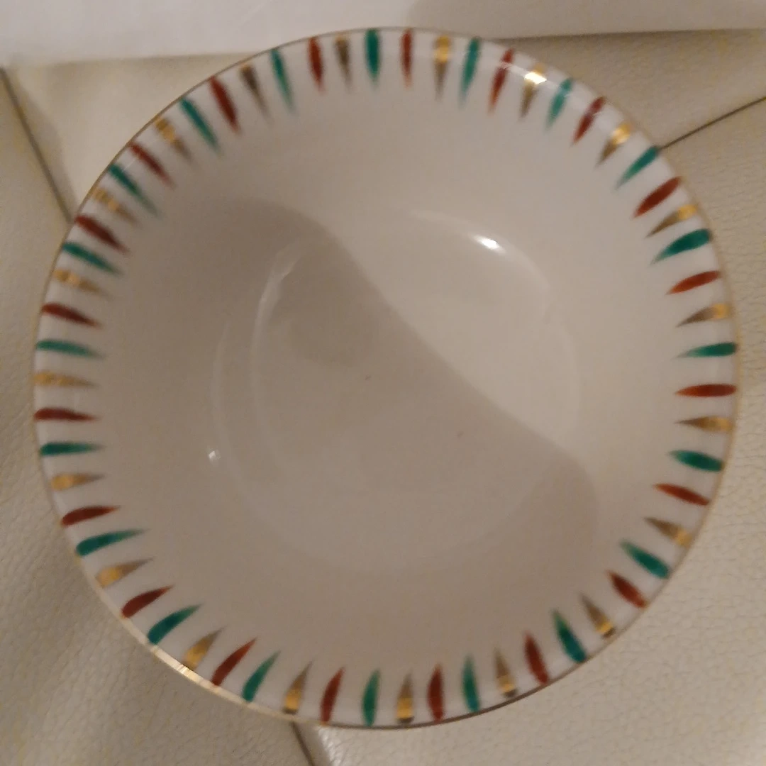 ストライプ柄 小鉢 湯呑み 陶器の写真2枚目