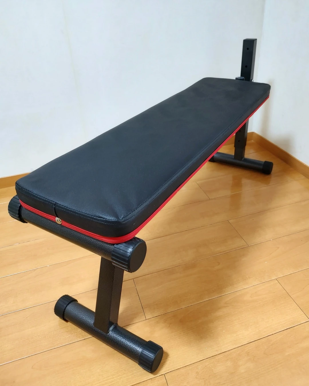 【無料】筋トレ用フラットベンチ／固定ピン3本欠品・現状渡し