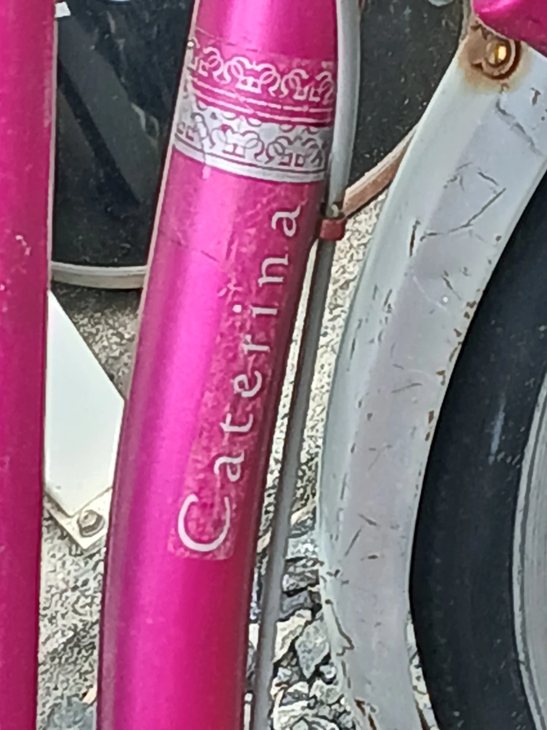 カテリーナ シティサイクル ピンクの写真5枚目