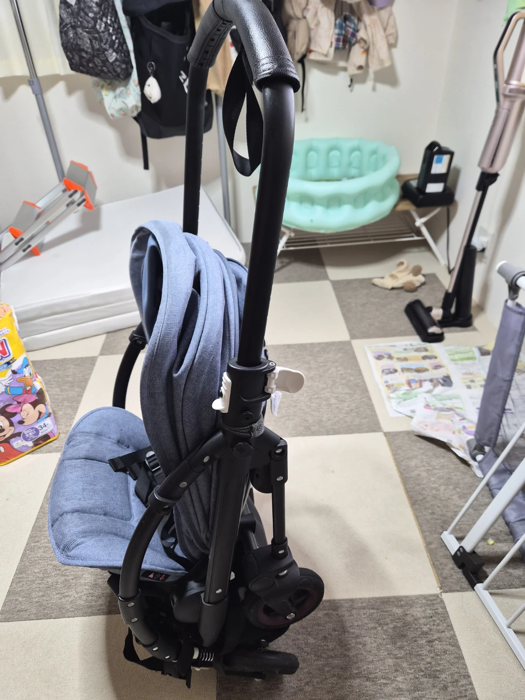 バガブー ビー ベビーカー ブルーの写真2枚目