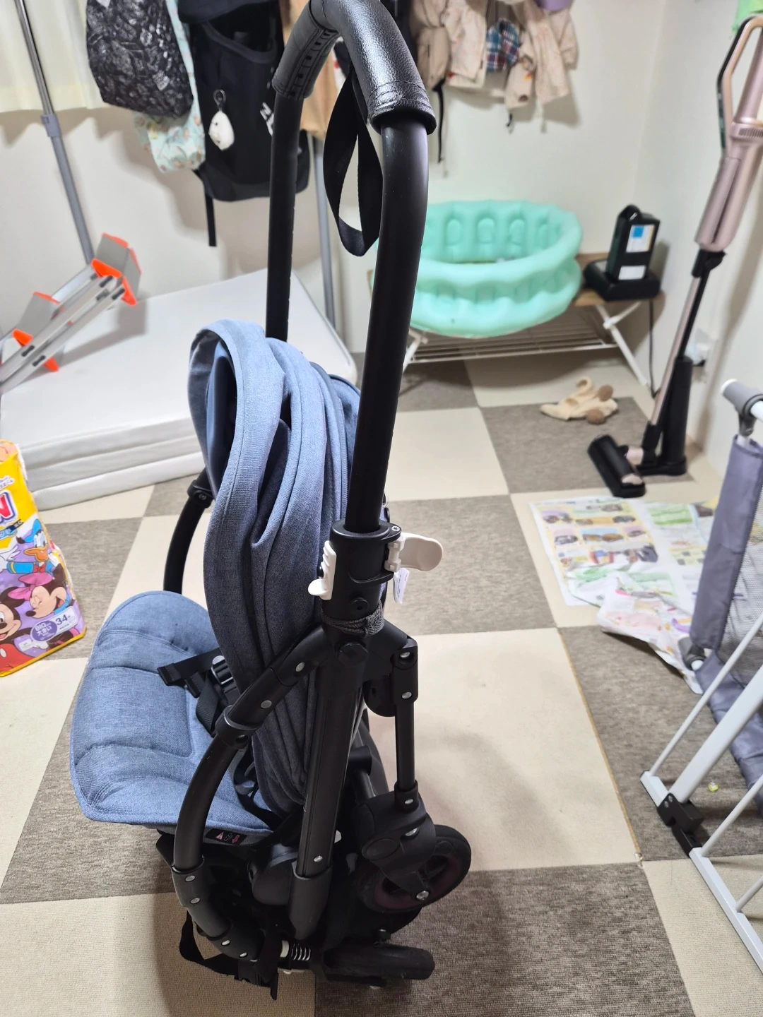 バガブー ビー ベビーカー ブルーの写真2枚目