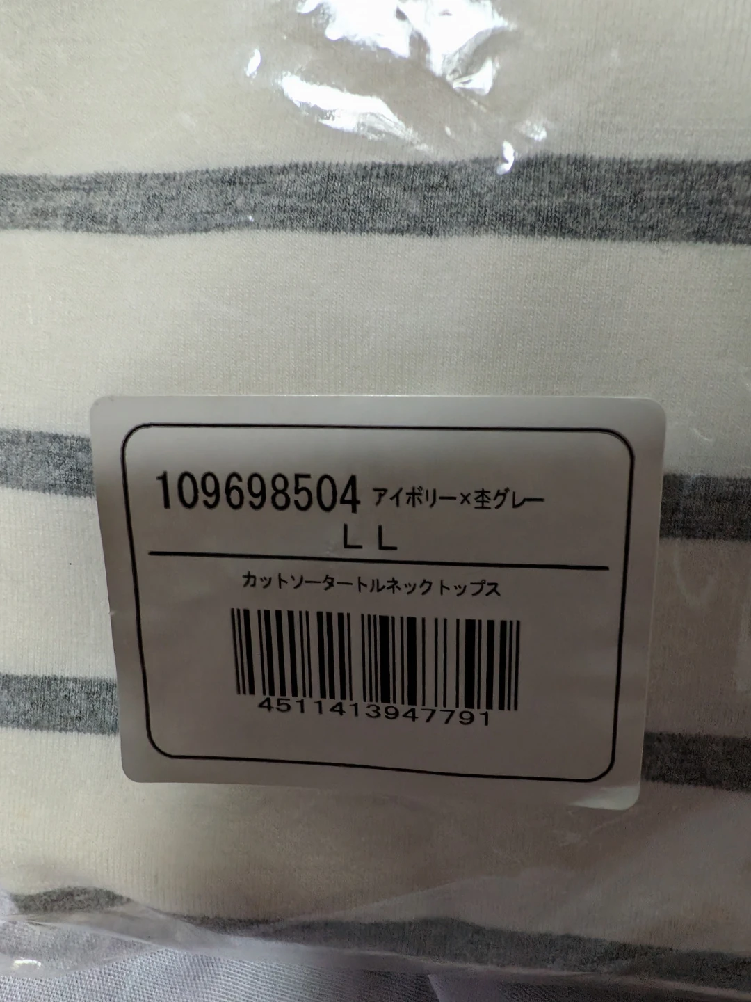 ディーエイチシー カットソータートルネックトップス LL