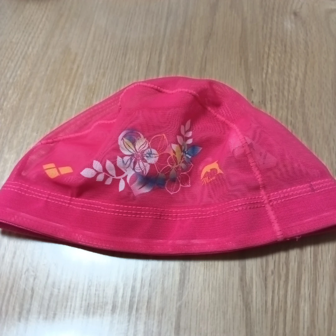 アリーナ スイムキャップ ピンク 花柄