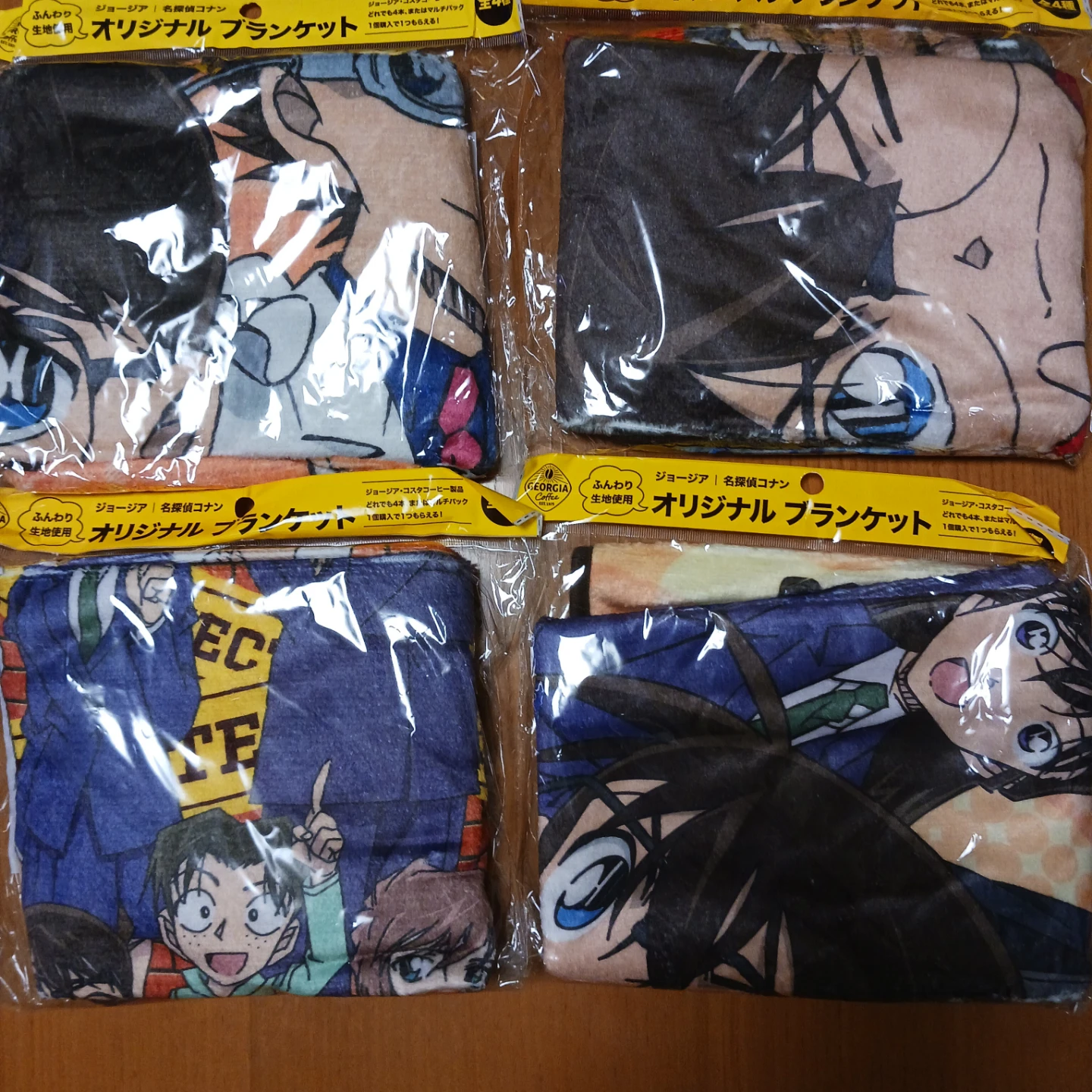 名探偵コナン オリジナルブランケット 4種セット