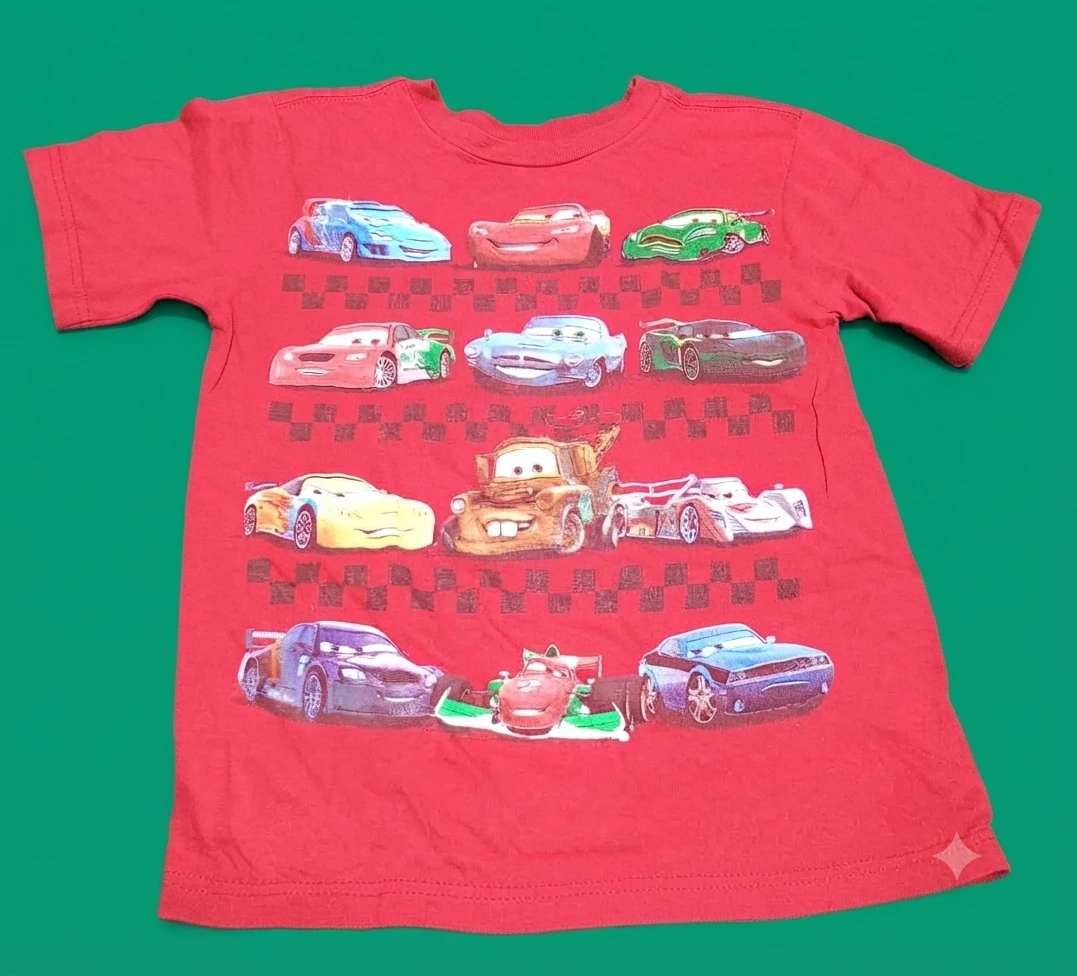 ディズニー カーズ Tシャツ 2枚セット 120 130の写真2枚目