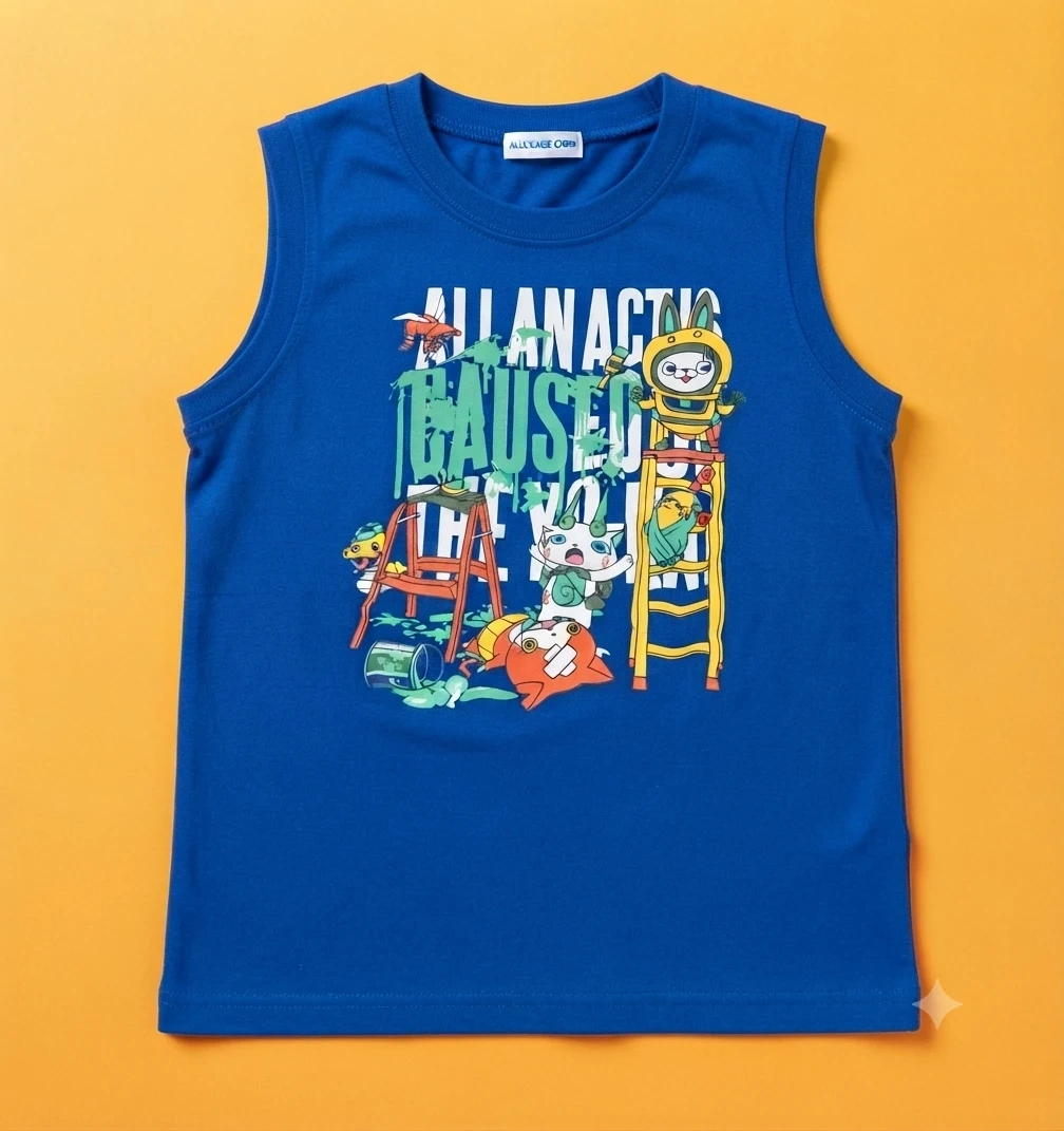 妖怪ウォッチ Tシャツとタンクトップのセット 130cmの写真2枚目