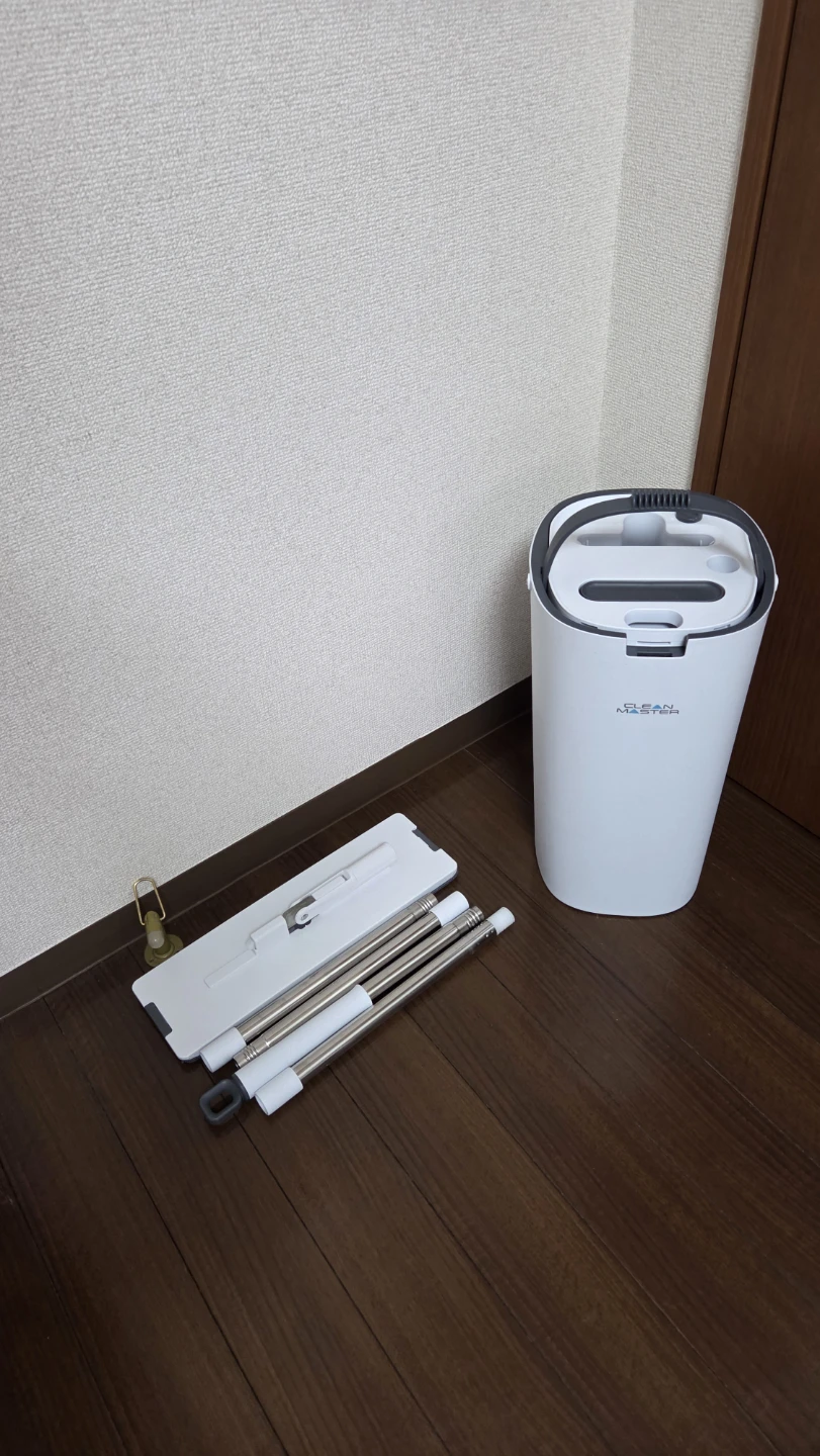 CLEAN MASTER クリーナーセット、モップは分解式です。の写真2枚目
