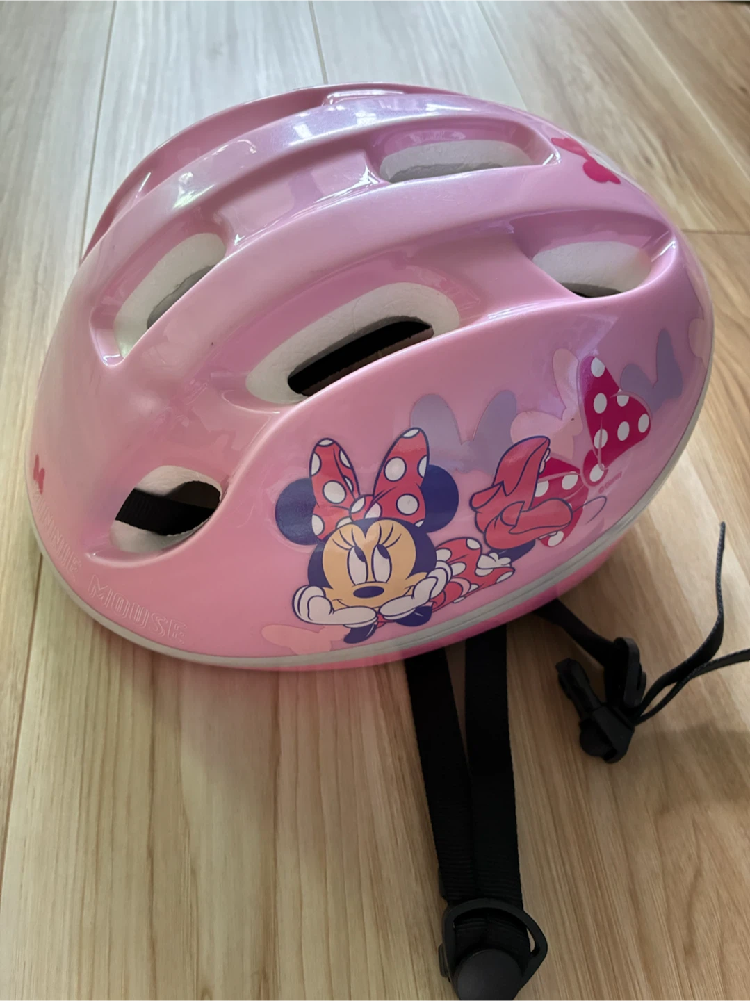 アイデス ミニー 子供用自転車 18インチ　ヘルメット付きの写真7枚目