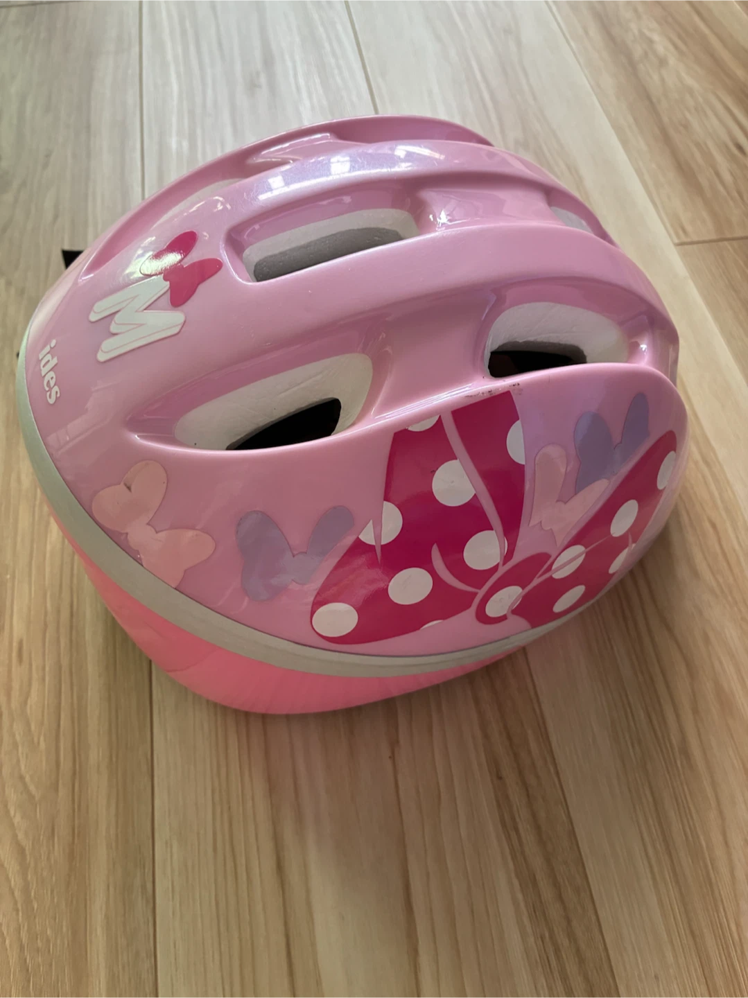 アイデス ミニー 子供用自転車 18インチ　ヘルメット付きの写真8枚目
